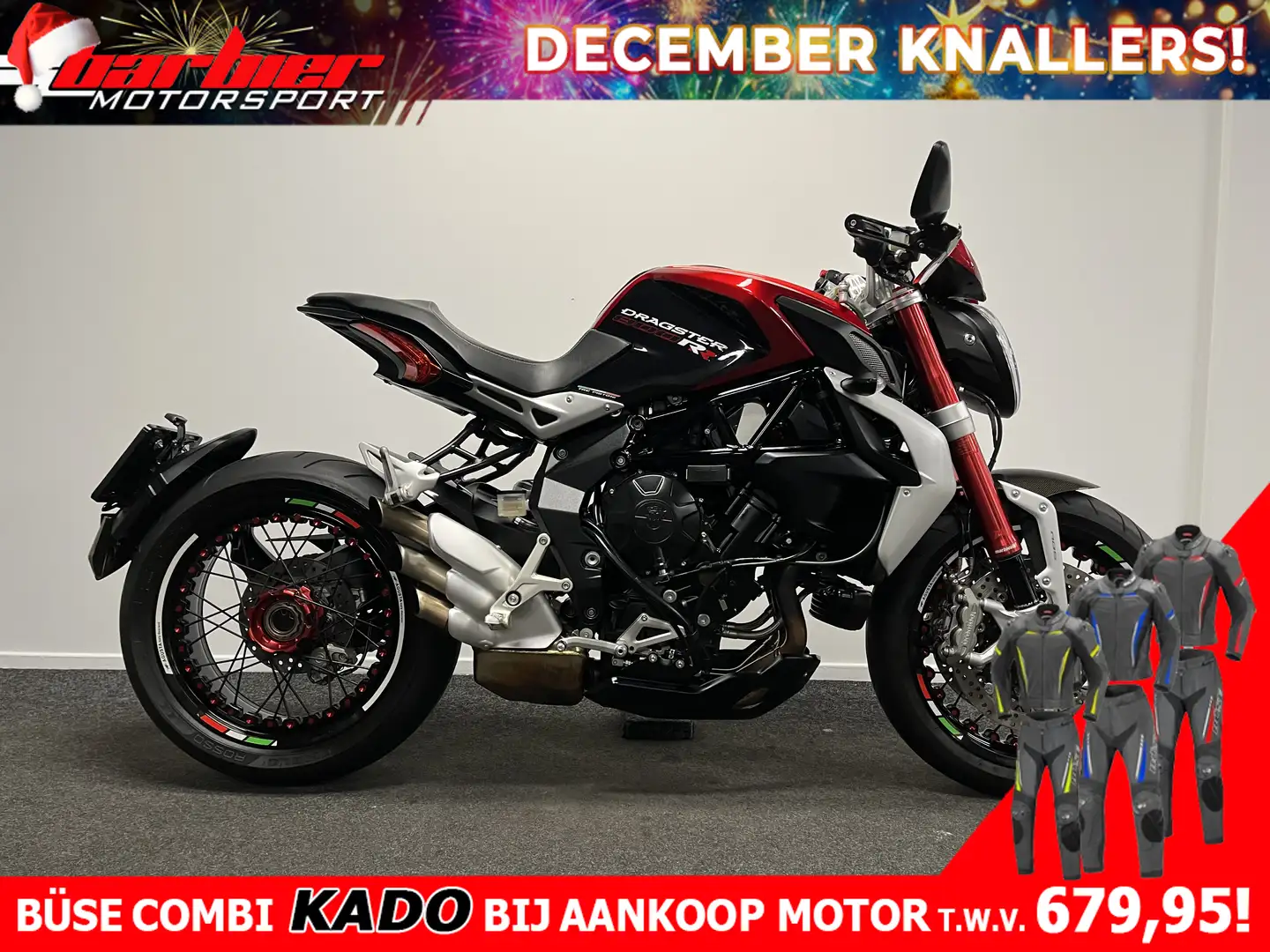 MV Agusta Brutale 800 MVAGUSTA DRAGSTER RR Rood - 1