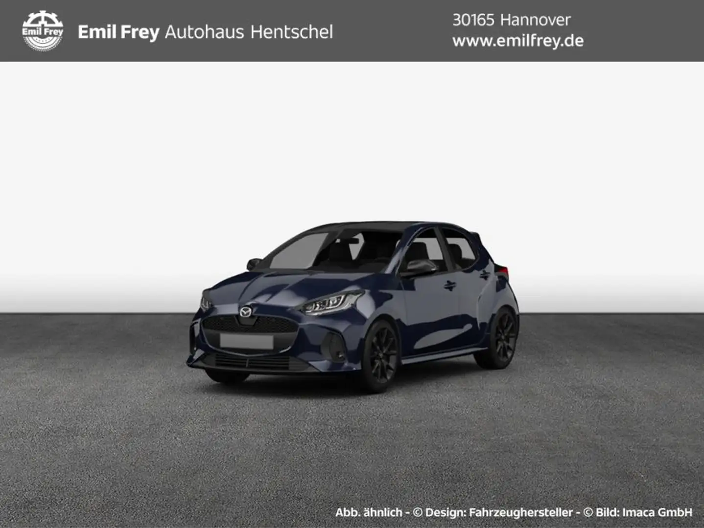 Mazda 2 SKYACTIV-G 90 Aut. Homura 66 kW, 5-türig Blau - 1