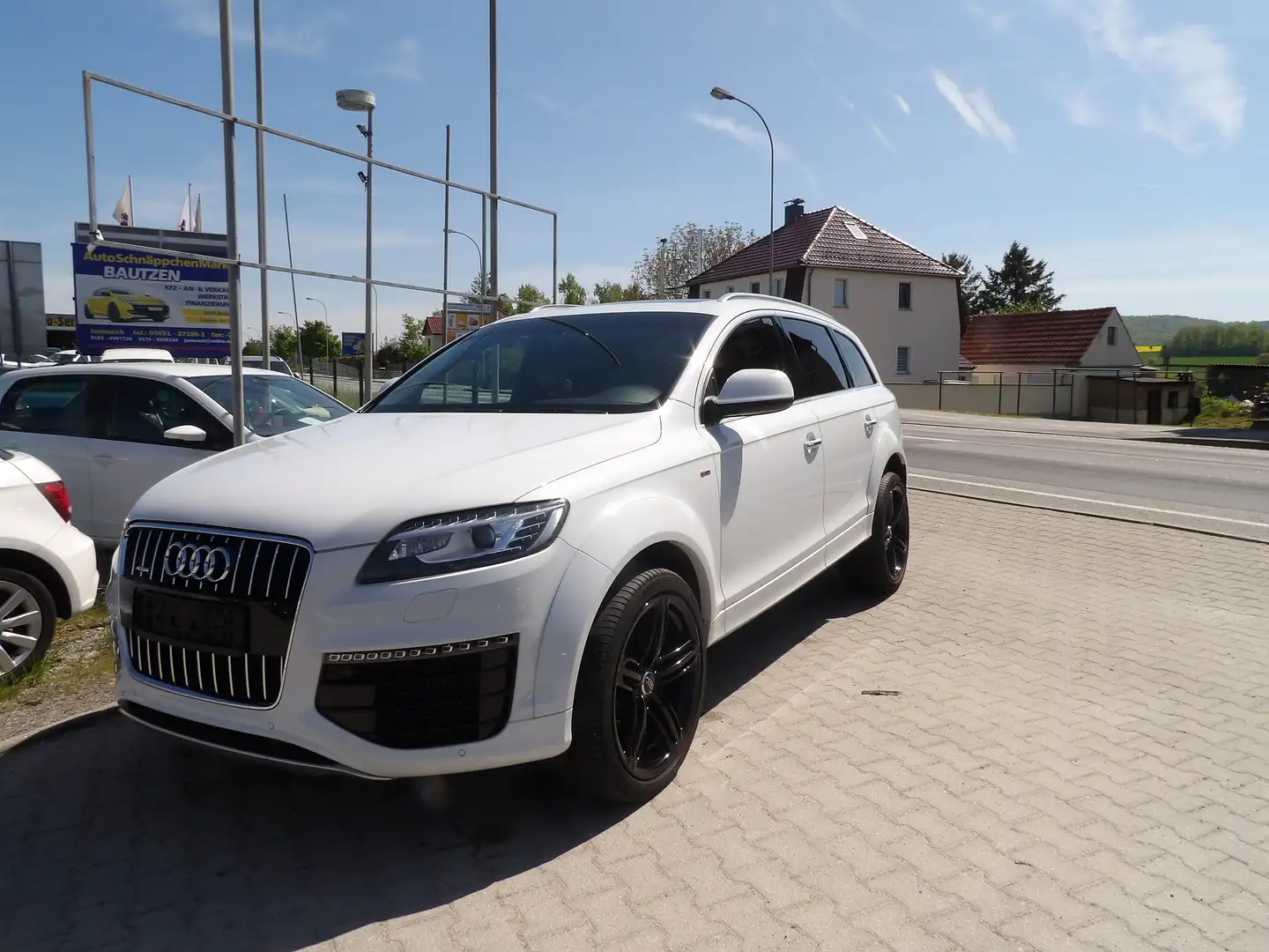 Audi Q7 4.2 TDI quattro, S-Line, Automatik, 7-Sitzer Weiß - 1
