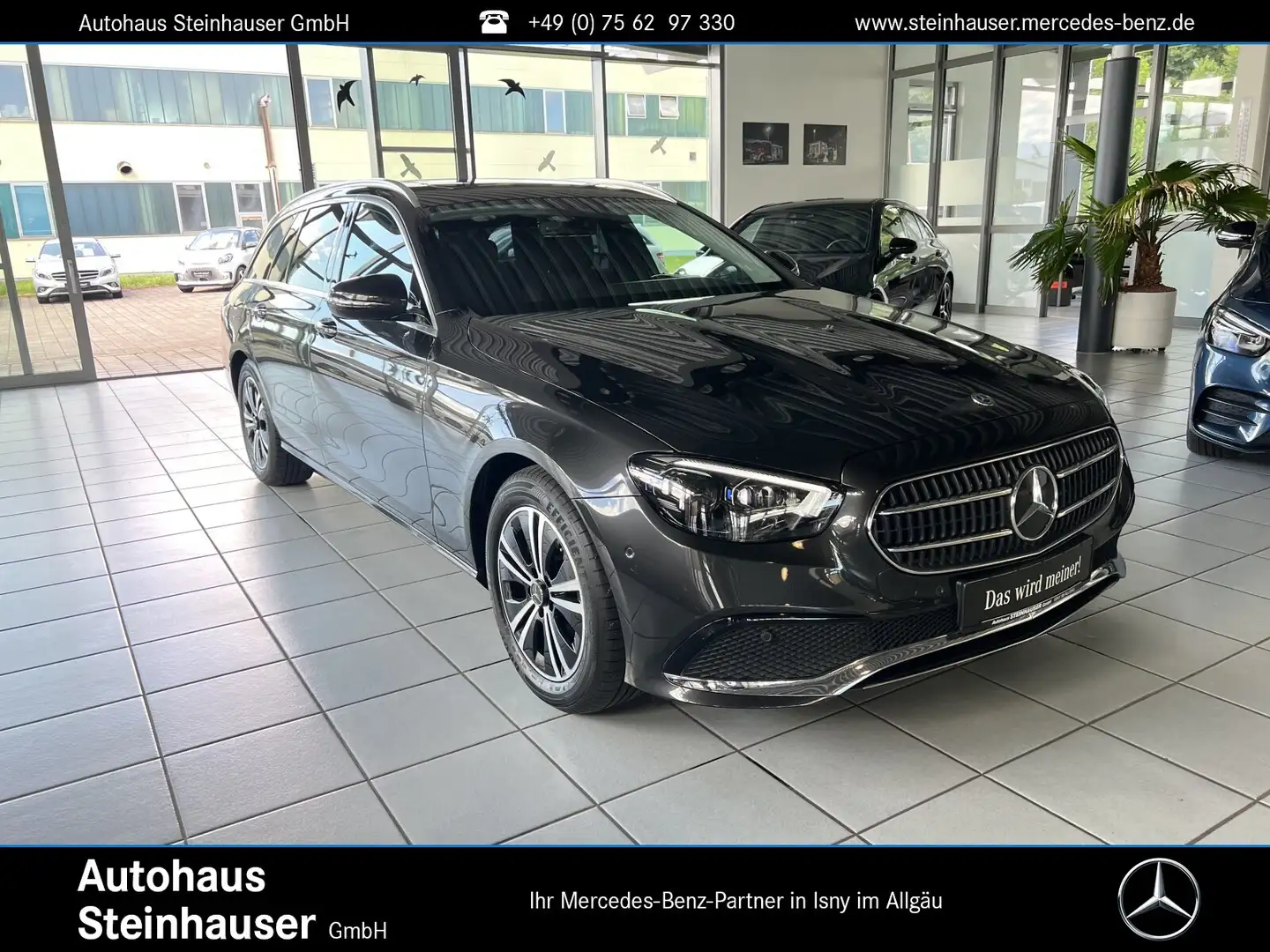 Mercedes-Benz E 300 E 300 T d 4M Avantg. MBUX/Multibeam/Schiebedach Gris - 1