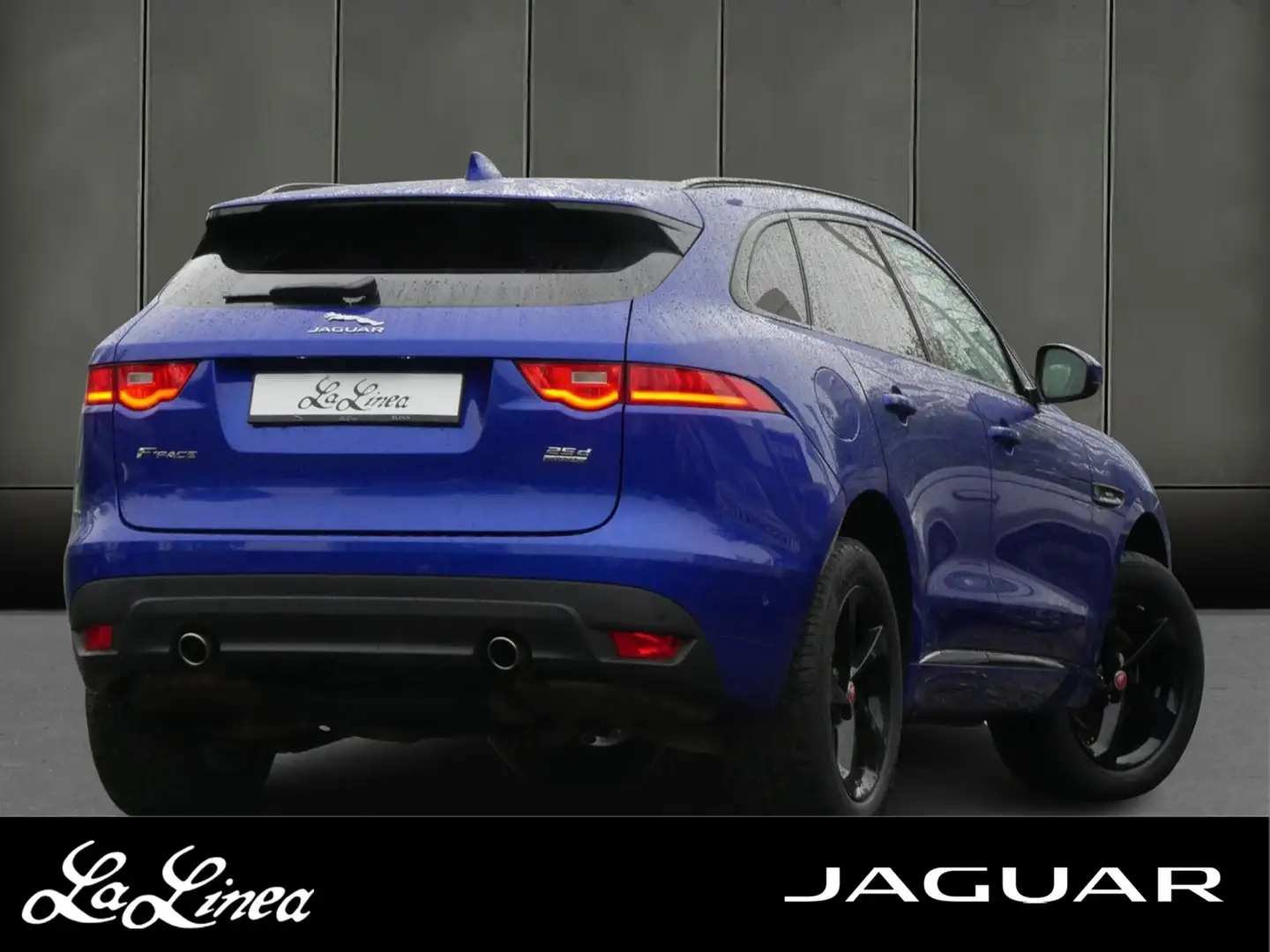 Jaguar F-Pace 25d R-Sport AWD AHL elt., Head Up Display Blauw - 2
