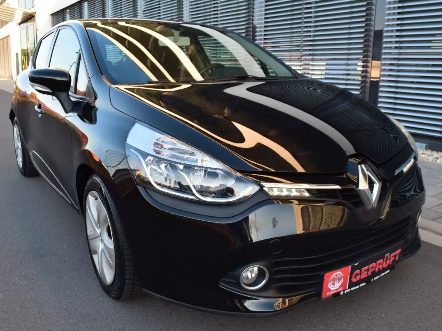 Renault Clio IV Dynamique ,NAVi,TOPZUSTAND,1.Hand Zwart - 2