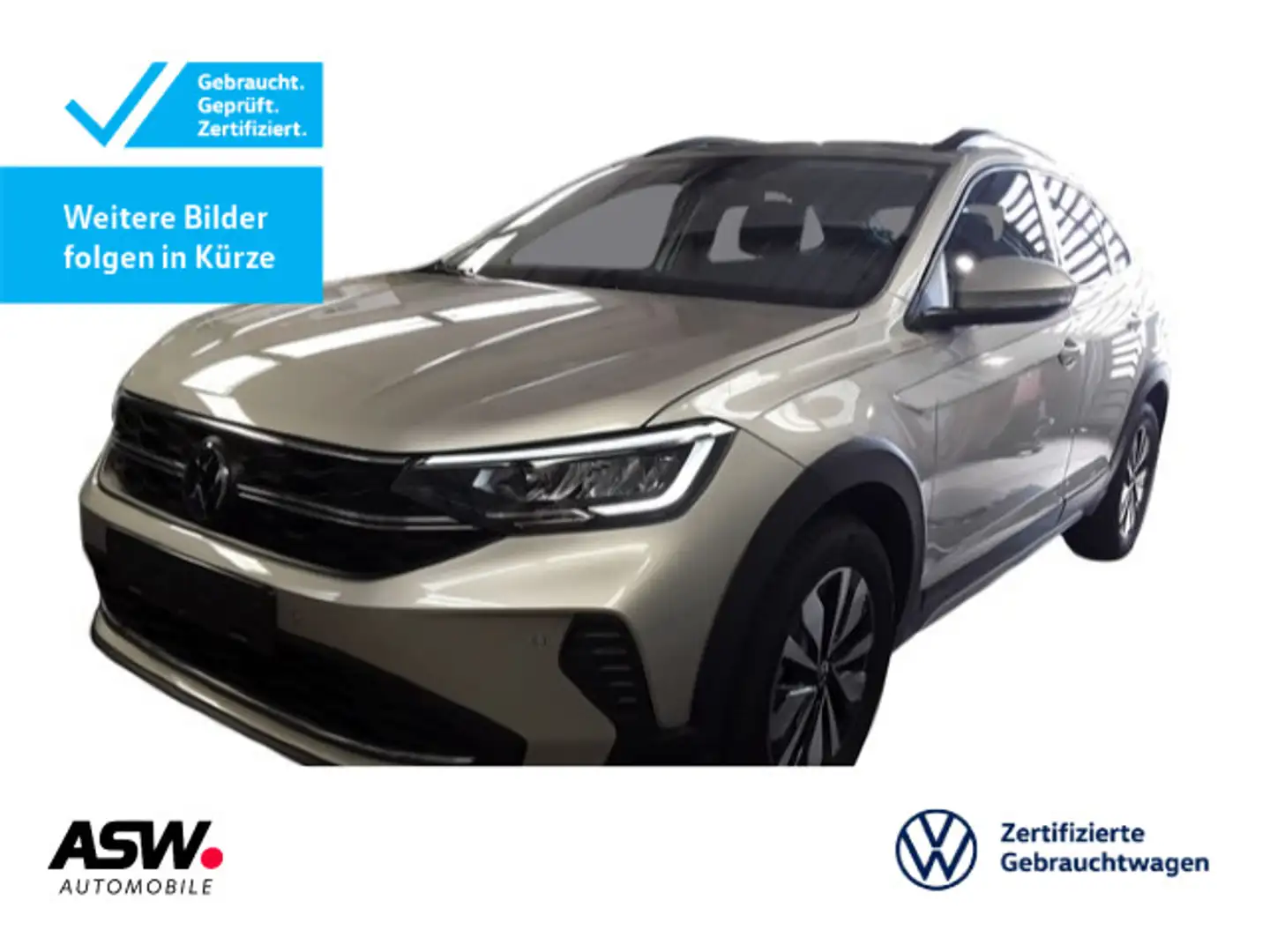 Volkswagen Taigo Move 1.0TSI DSG LED Navi PDC SHZ AHK VC Silber - 1