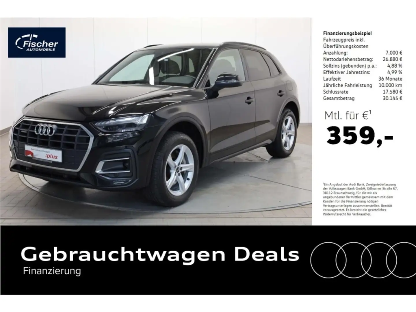 Audi Q5 50 TFSI e quattro Schwarz - 1