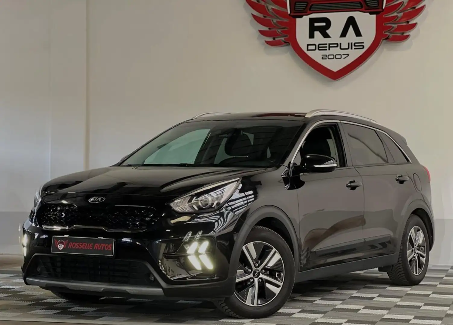 Kia Niro 1.6 GDi 105ch ISG + Plug-In 60.5ch Active DCT6 5cv Zwart - 2