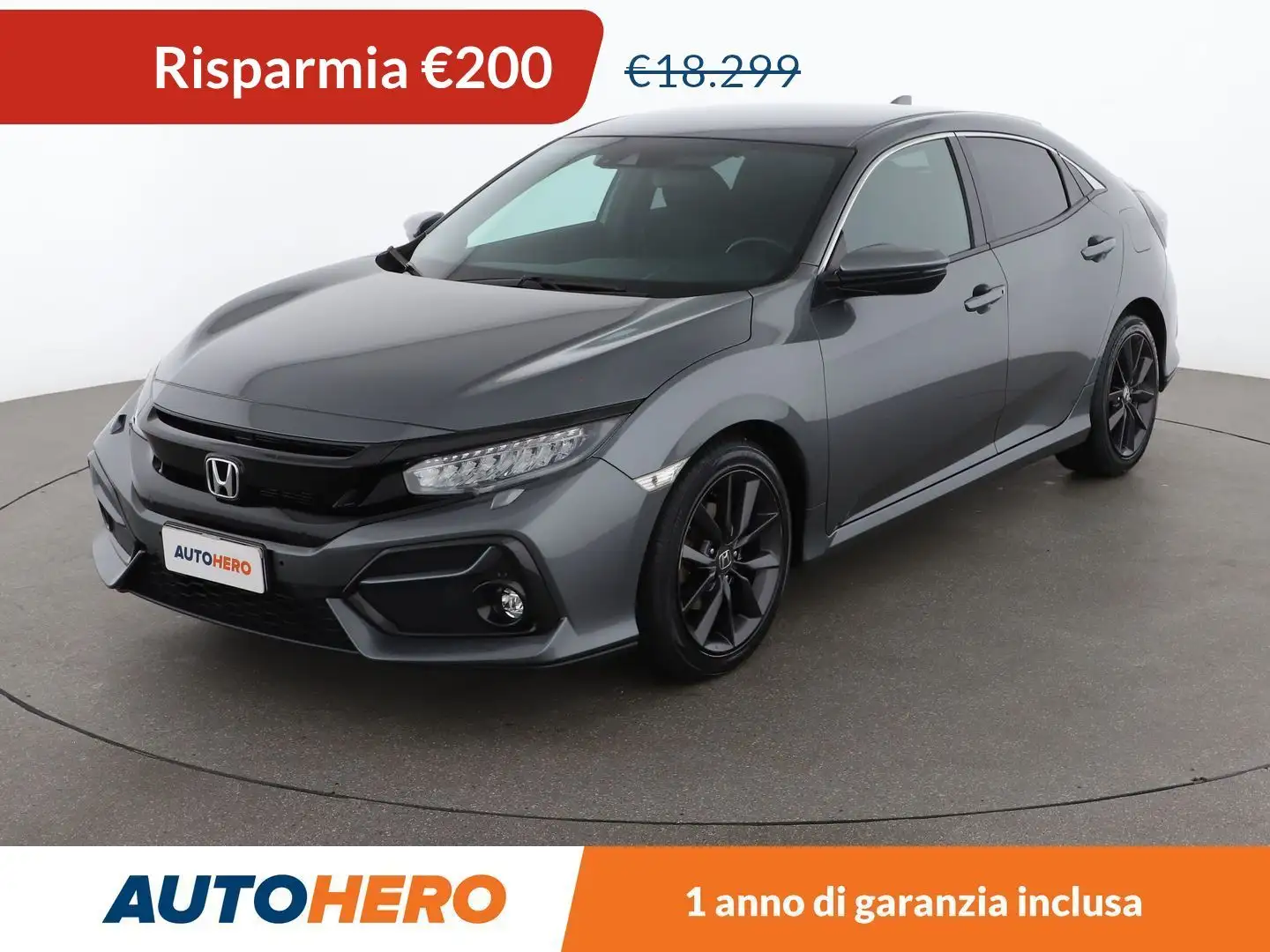 Honda Civic 1.0 VTEC Elegance Grigio - 1