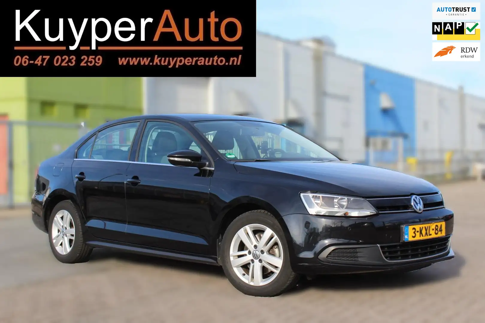 Volkswagen Jetta 1.4 TSI Hybrid Comfortline automaat nw apk executi Negru - 1