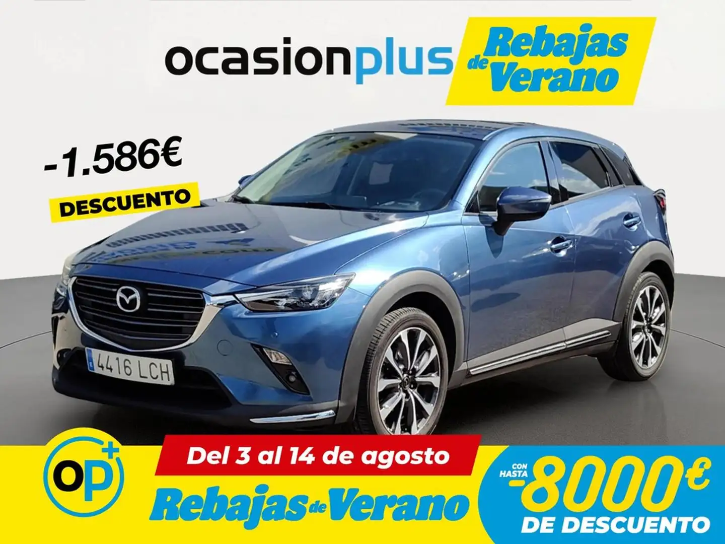Mazda CX-3 2.0 Skyactiv-G Zenith 2WD Aut. 89kW Azul - 1