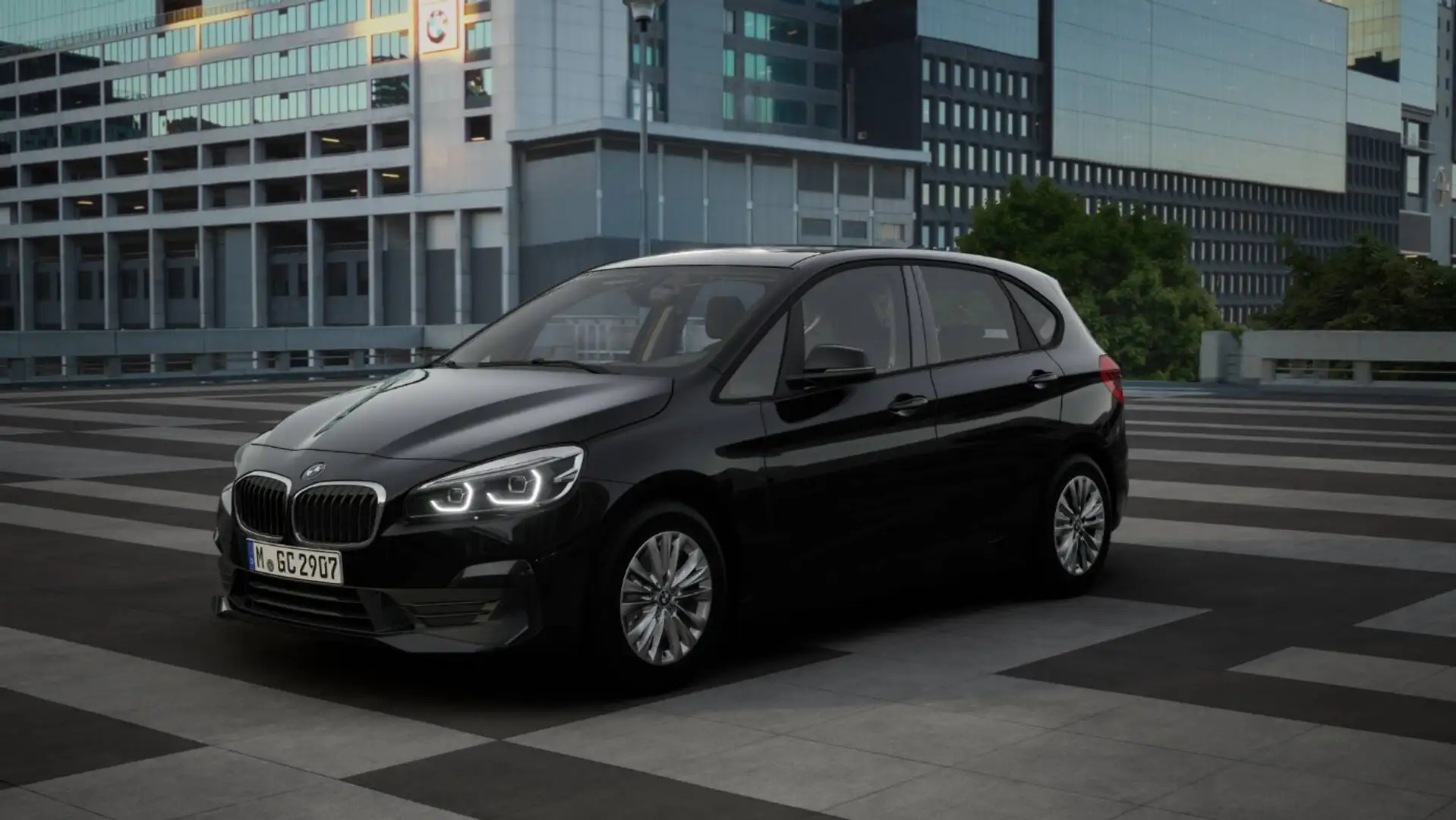 BMW 218 i Active Tourer Advantage LED HiFi Navi PDC Schwarz - 1