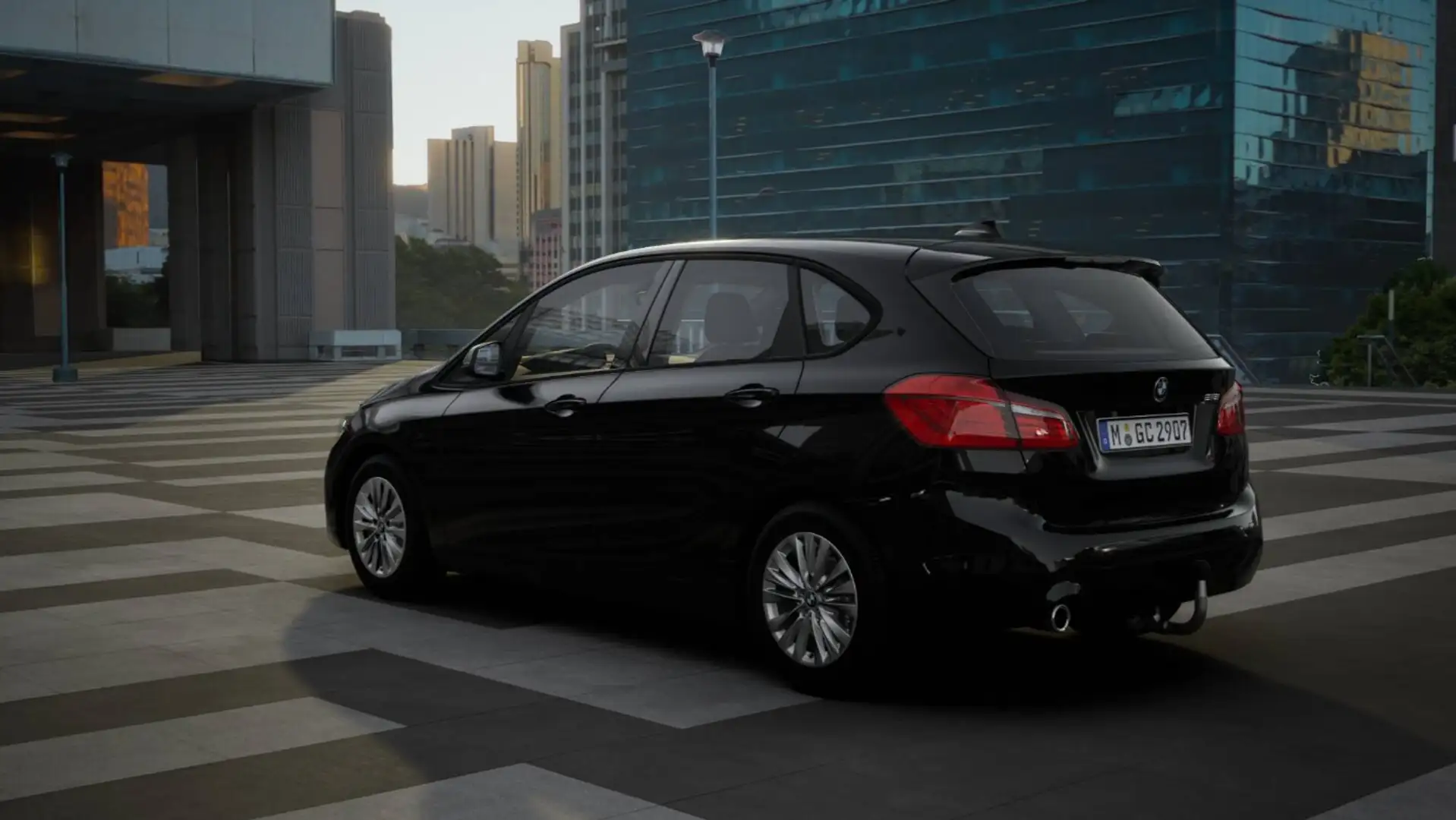 BMW 218 i Active Tourer Advantage LED HiFi Navi PDC Schwarz - 2