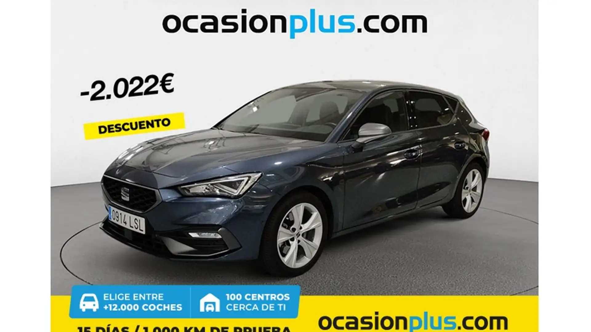 SEAT Leon 1.5 eTSI S&S FR DSG-7 150 Gris - 1