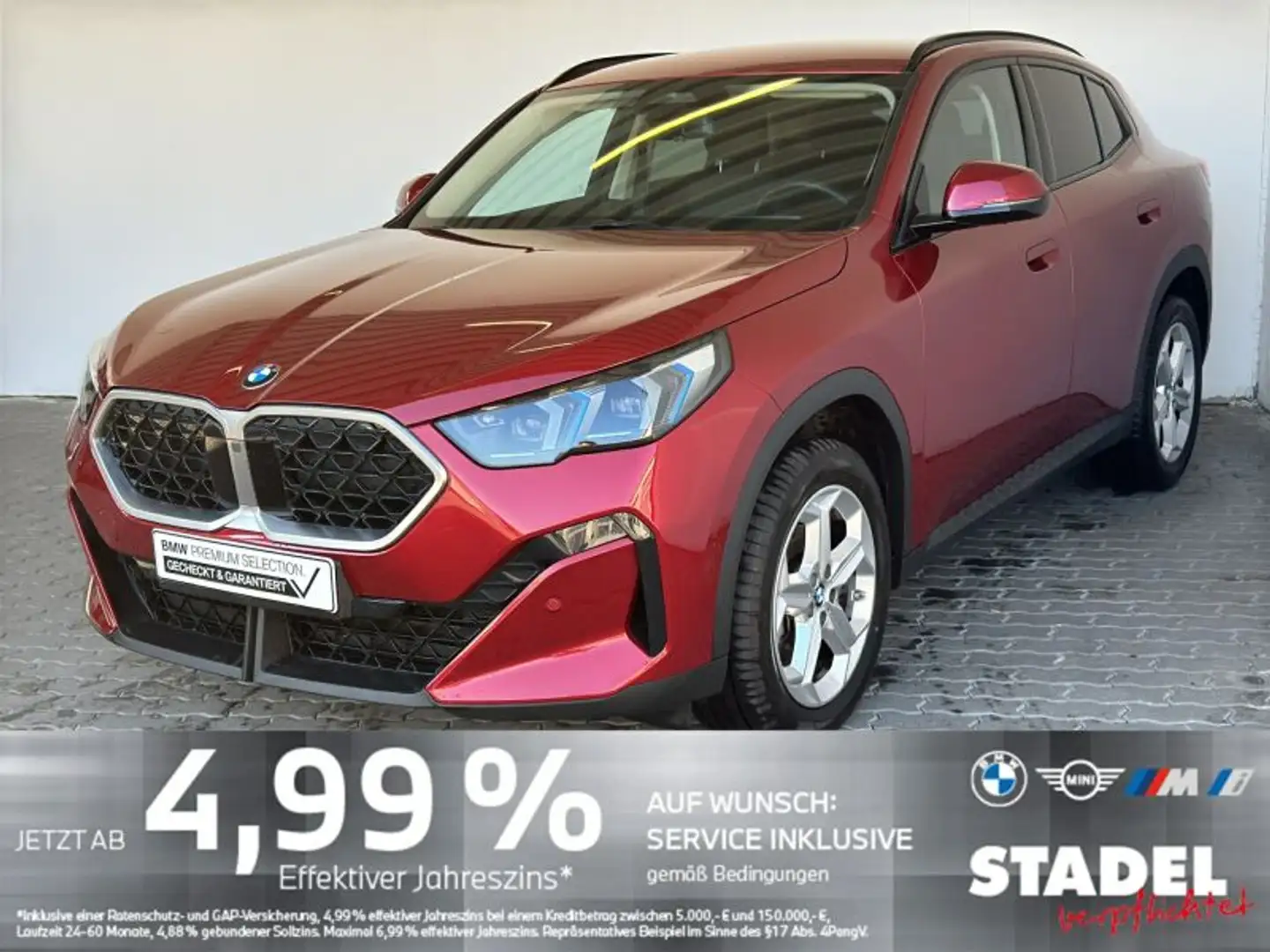 BMW X2 sDr18dA Navi.LED.LR-Hz.RüKam.DriveAs.DAB Rot - 2