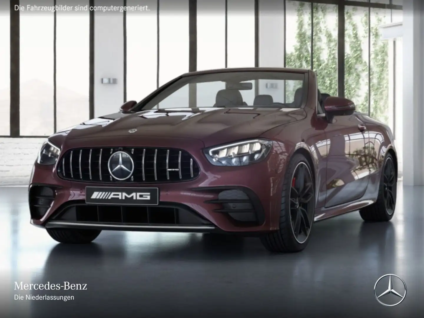 Mercedes-Benz E 53 AMG E 53 Cabrio 4M AMG+360+LED+FAHRASS+BURMESTER+20" Czerwony - 2
