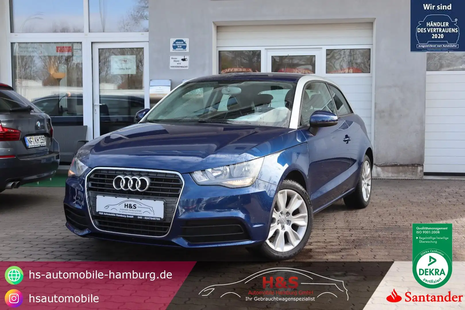 Audi A1 attraction Gepflegt*TÜV-NEU*KLIMA Blu/Azzurro - 1