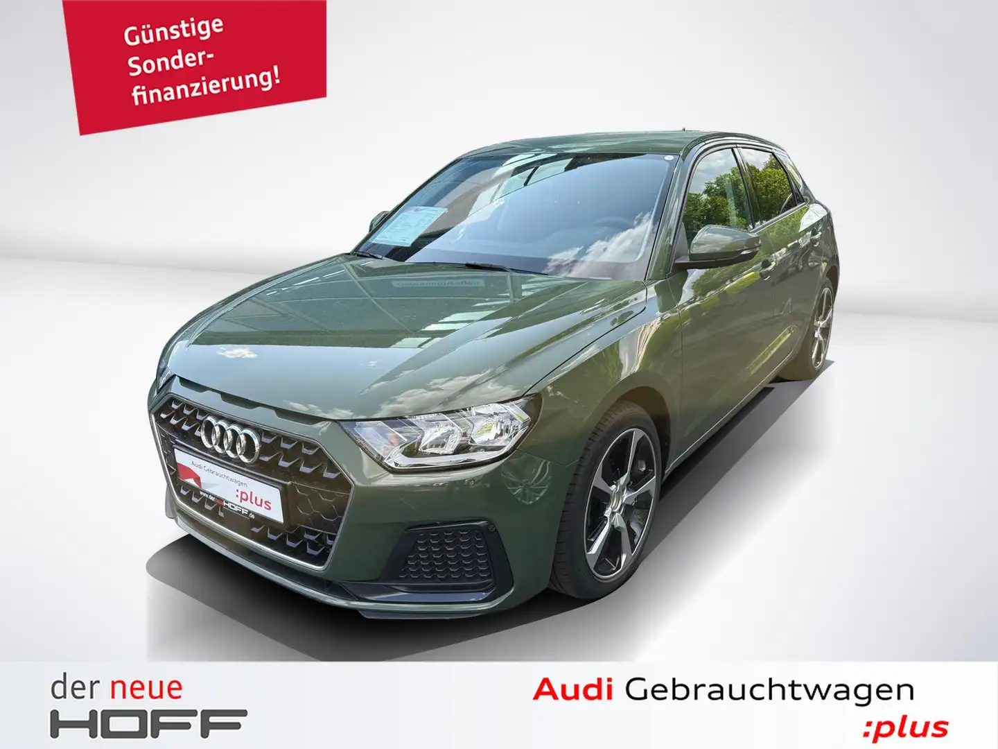 Audi A1 Sportback 25 TFSI Advanced S tronic Sportsitz GRA Зелений - 1