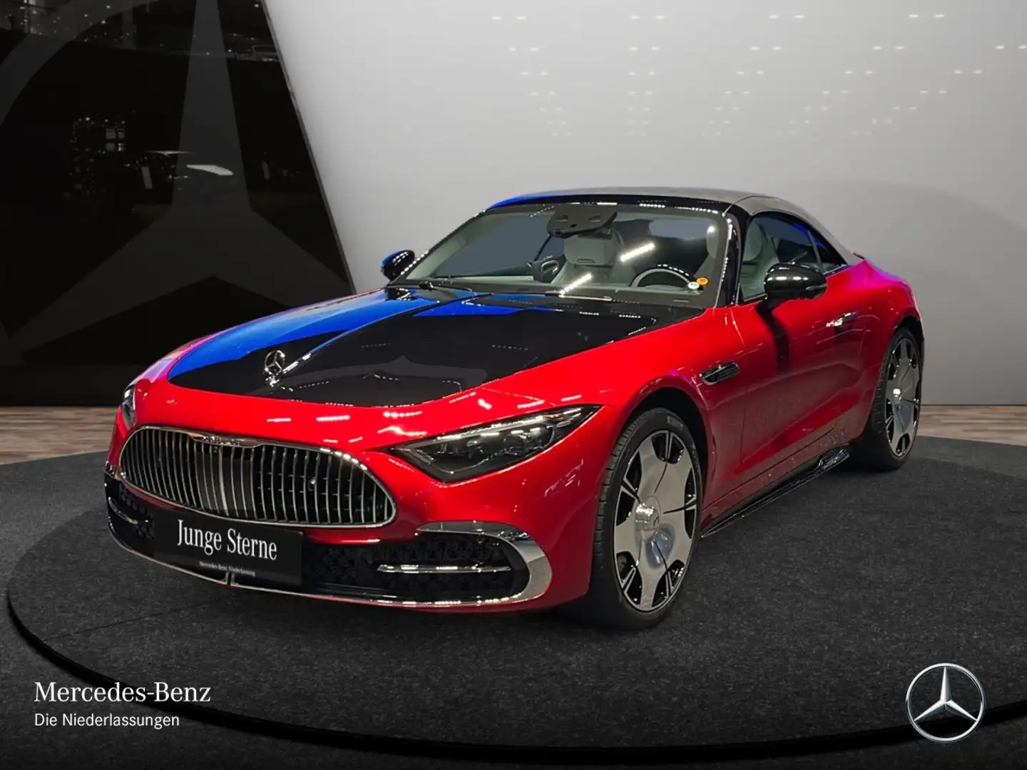 Mercedes-Benz SL 680 Burmester 3D 360° HUD Sitzklima Laderaump Rojo - 2