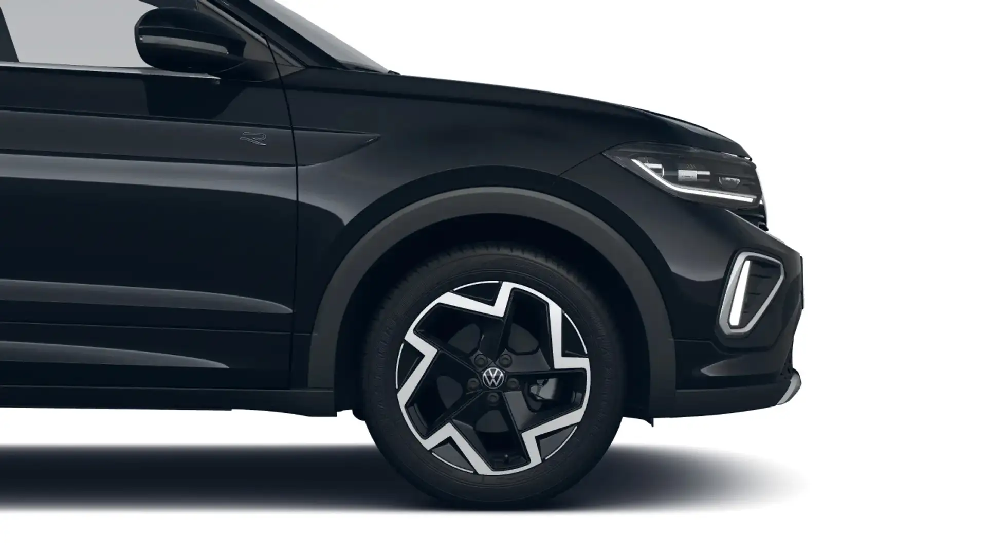 Volkswagen T-Cross 1.5 TSI DSG R-Line DAB+ IQLight IQDrive Schwarz - 2