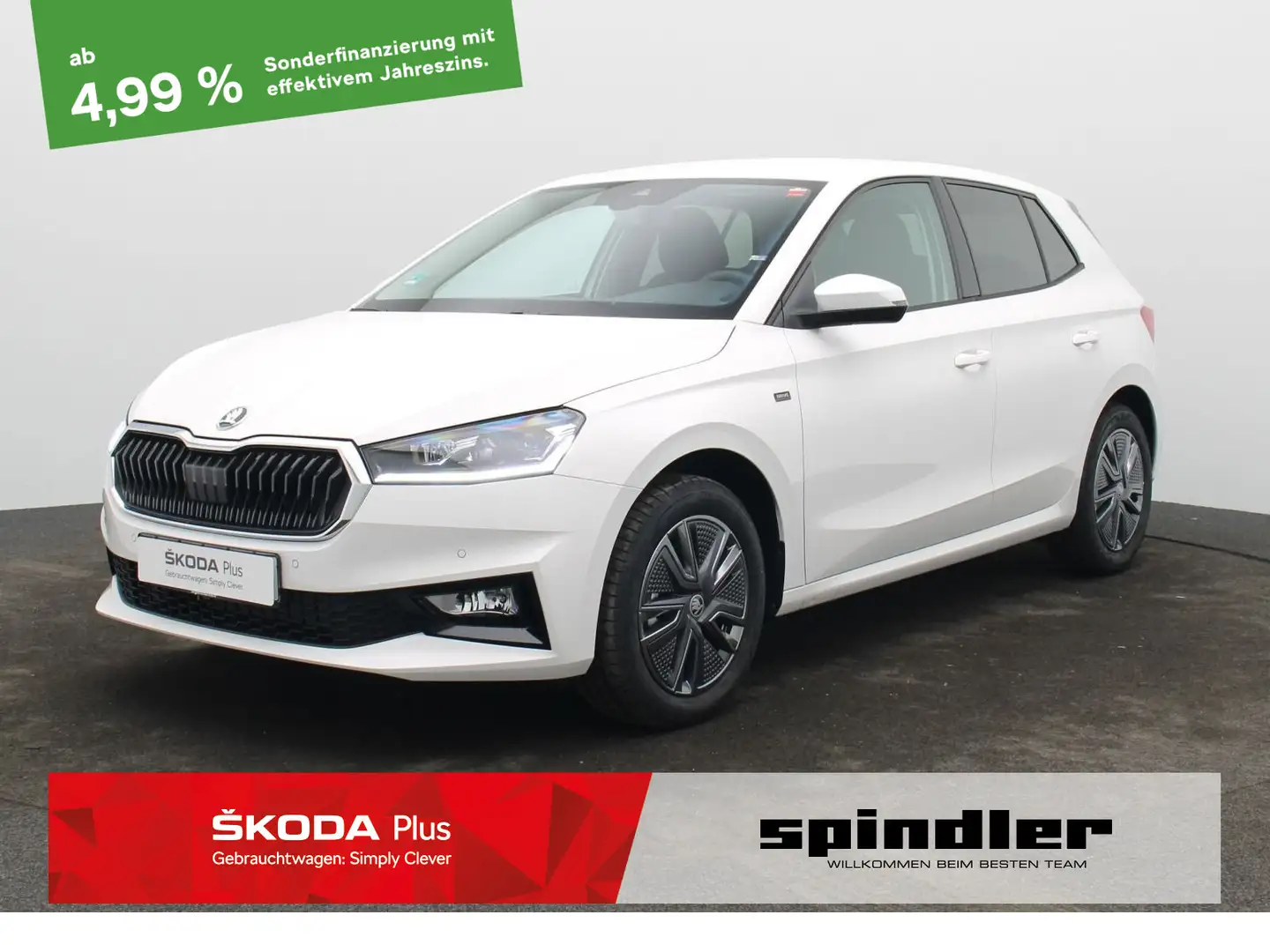 Skoda Fabia Selection 1.0 TSI /LED, Tempomat, RFK, PDC Weiß - 1