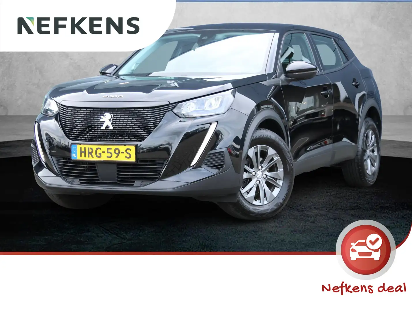 Peugeot 2008 1.2 PureTech Active Pack Navigatie d.m.v. Apple Ca Negro - 1