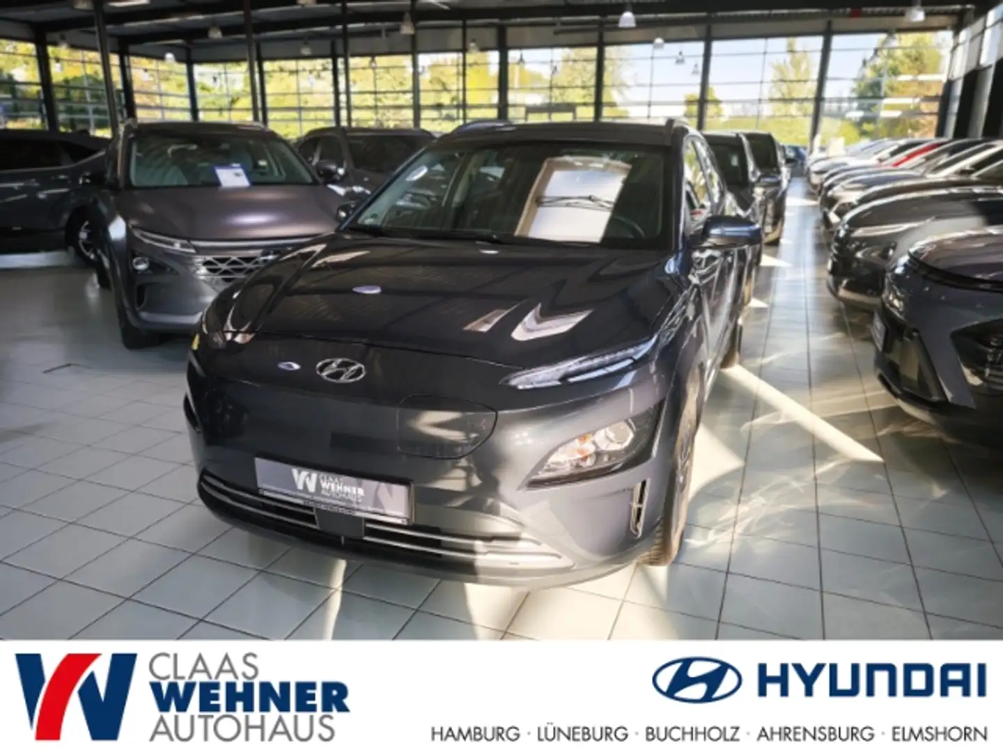 Hyundai KONA Hyundai Elektro MY21 (100kW) SELECT-Paket inkl. 11 Schwarz - 1