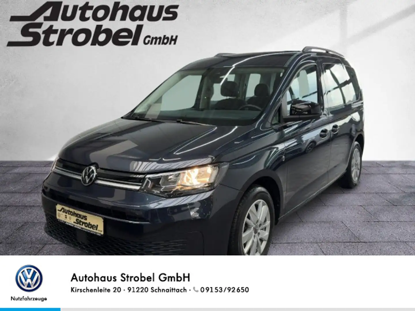 Volkswagen Caddy 2.0 TDI Life ACC Navi Kamera Climatronic B Blau - 1