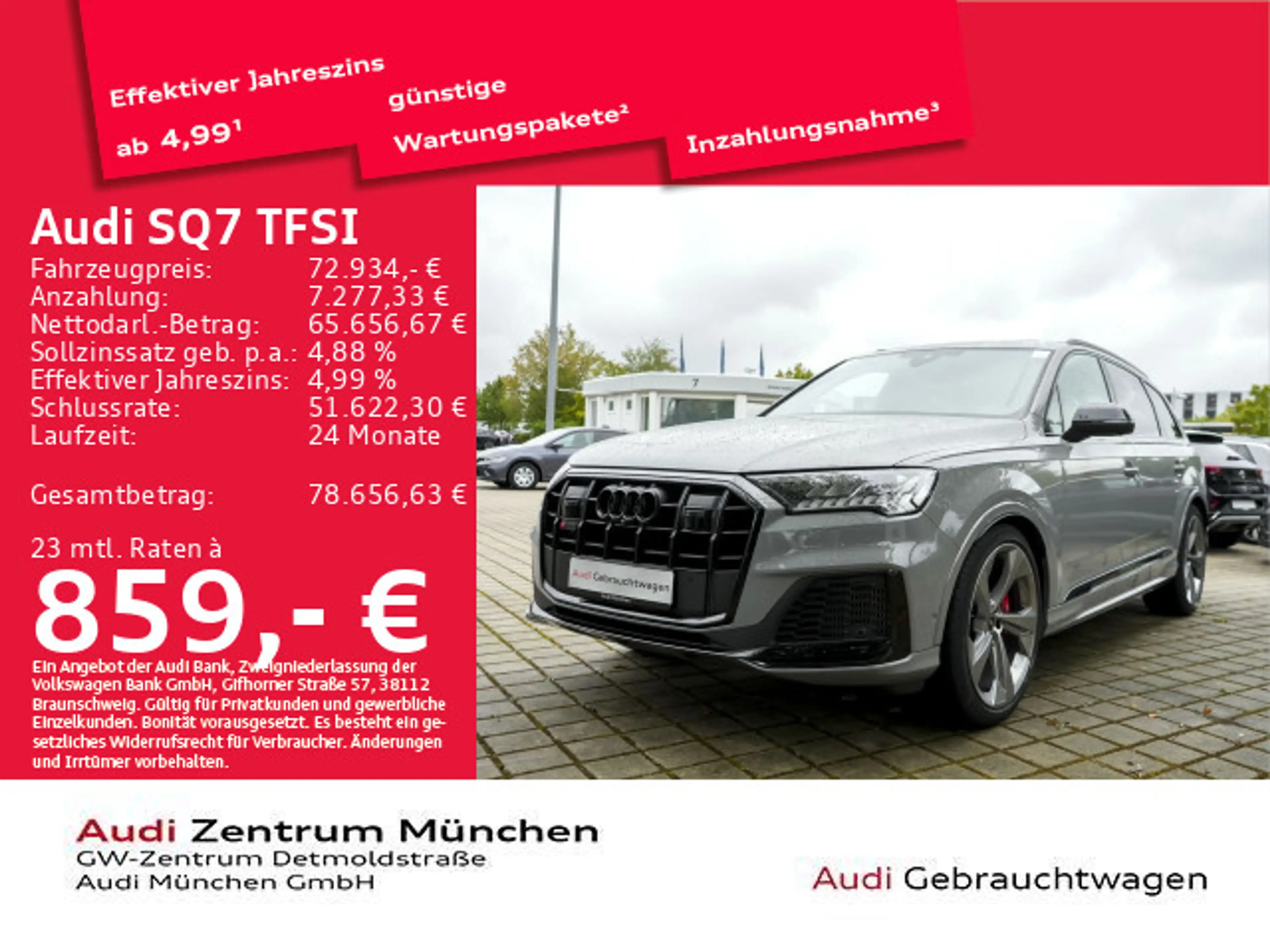 Audi SQ7 Competition+ 7-Sitzer/Pano/B&O
