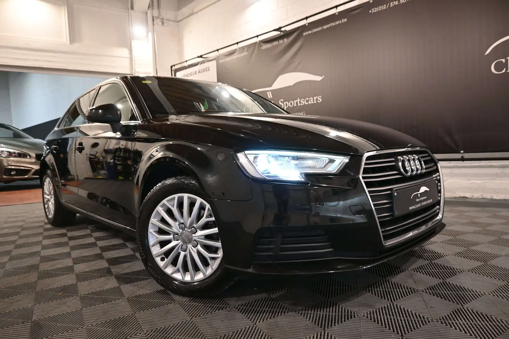 Audi A3 Sportback 1.6 TDi EURO 6 / CUIR / GPS NAVI / XENON Nero - 2