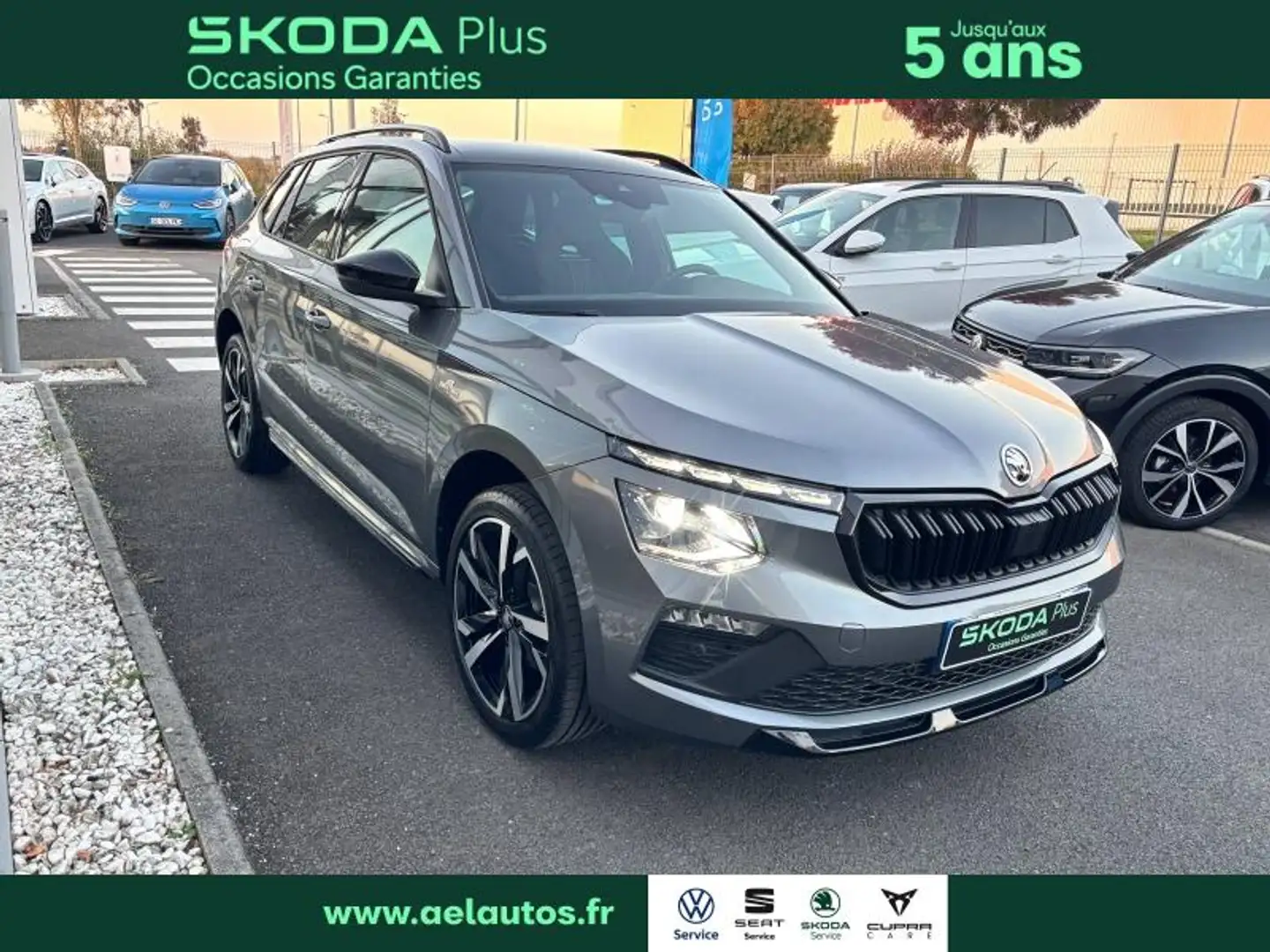 Skoda Kamiq 1.5 TSI Evo 2 150ch ACT Monte Carlo DSG7 Gris - 2