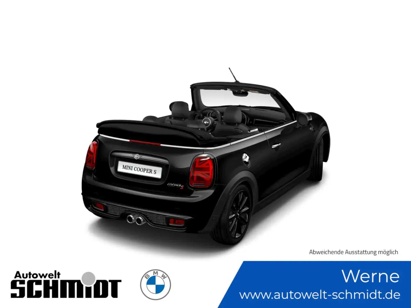 MINI Cooper S Cabrio SportAut. + 1.Hand + GARANTIE Schwarz - 2