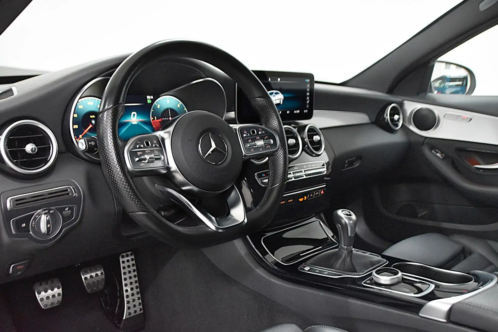 Mercedes-Benz C 200 D AMG LINE*VOLLLEDER-SPORTSITZE* Silber - 2