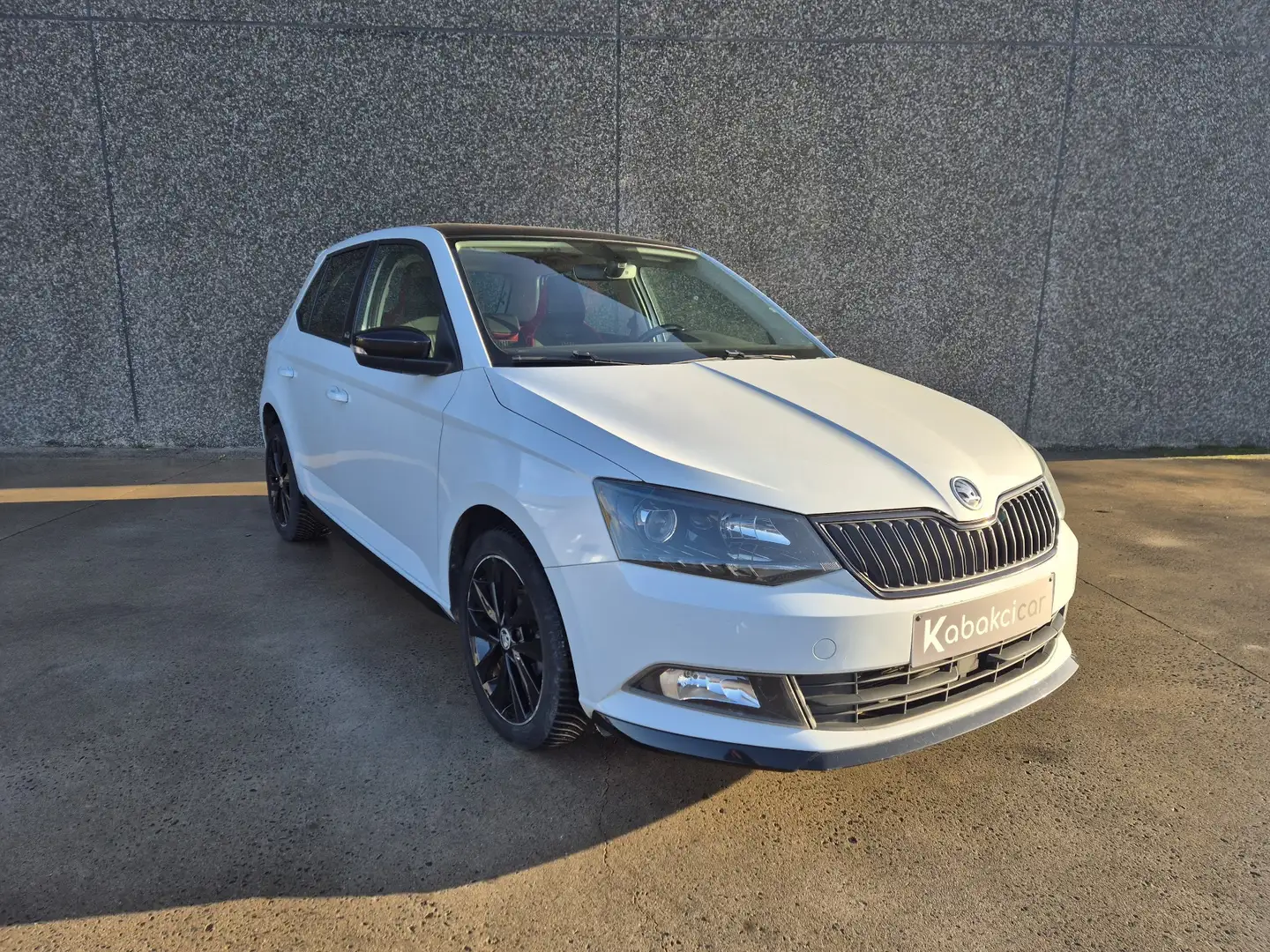 Skoda Fabia 1.4 CR TDi Monte Carlo//GPS//CLIM/USB/GARANTIE Wit - 1
