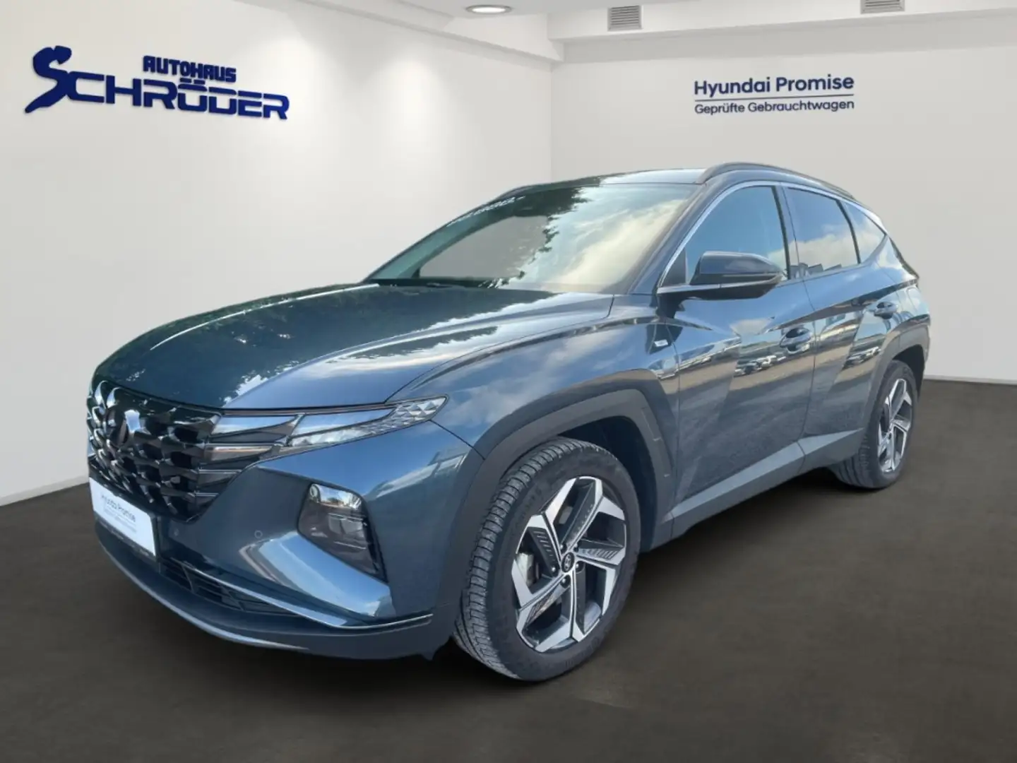 Hyundai TUCSON 1.6 CRDi Prime Mild-Hybrid (48V) 7-DCT 4WD PRIME Blauw - 1