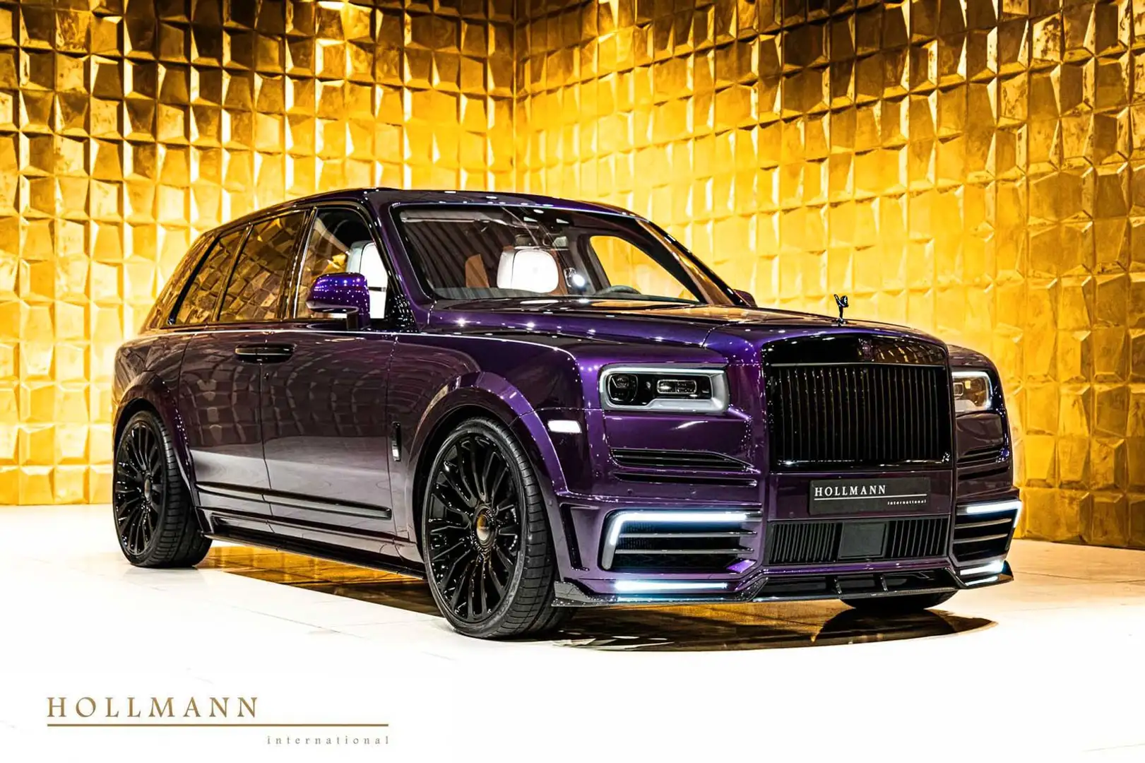 Rolls-Royce Cullinan by MANSORY+WIDEBODY+4 SEAT+STAR ROOF+ Fialová - 1