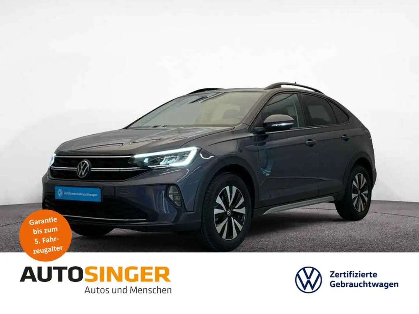 Volkswagen Taigo Life 1.0 TSI DSG *LED*ACC*NAVI*R-CAM*SHZ* Grau - 1