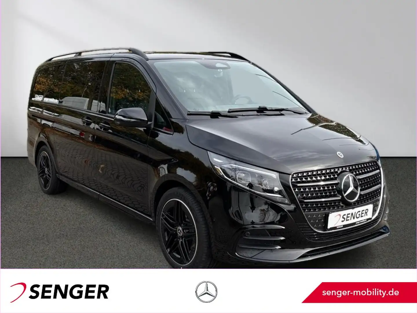 Mercedes-Benz V 300 d Avantgarde 4x4 AMG AIRMATIC Pano AHK2,5t Schwarz - 1