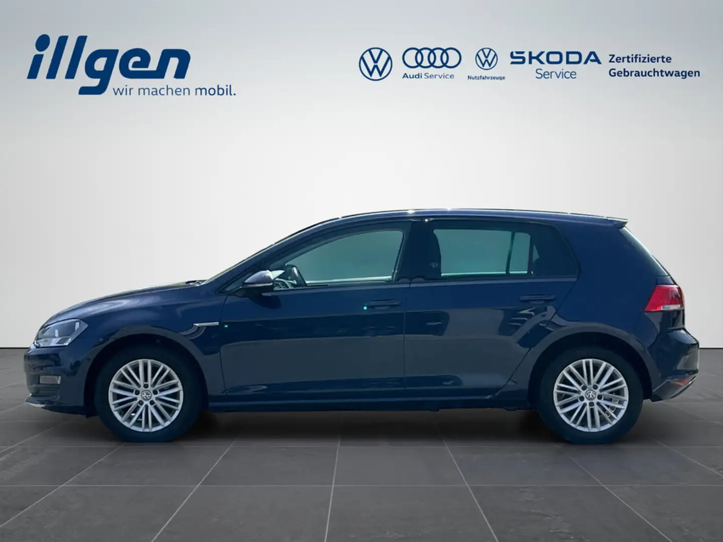 Volkswagen Golf VII 1.2 TSI 86Ps Cup CLIMAT+PDC+NEBEL+SHZ+LM Bleu - 2