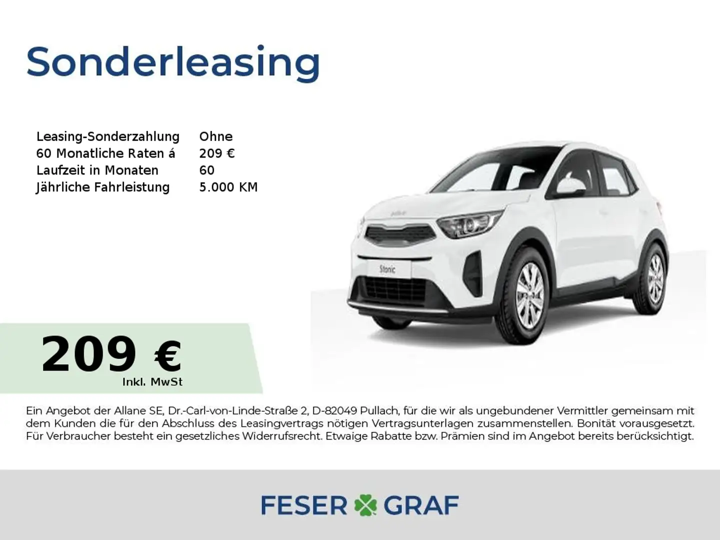 Kia Stonic 1.0T Edition 7 Nav Rückfahrkam Bestellfzg Wit - 1