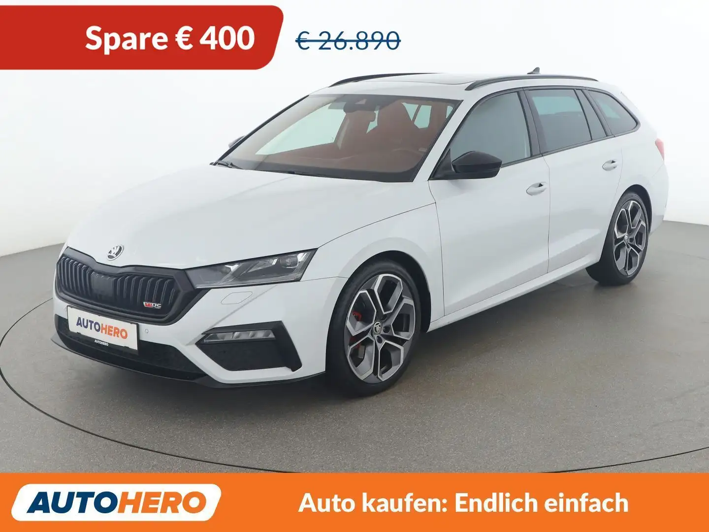 Skoda Octavia 2.0 TDI RS Weiß - 1