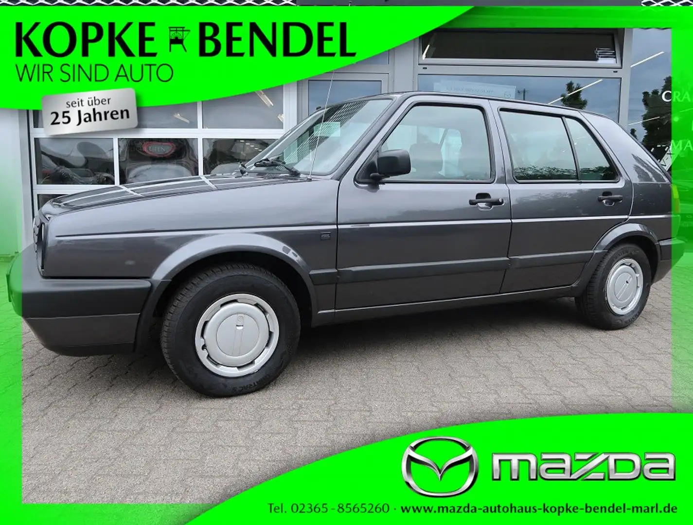 Volkswagen Golf OLDTIMER* VW SCHECKHEFT* EINMALIG* Grau - 1