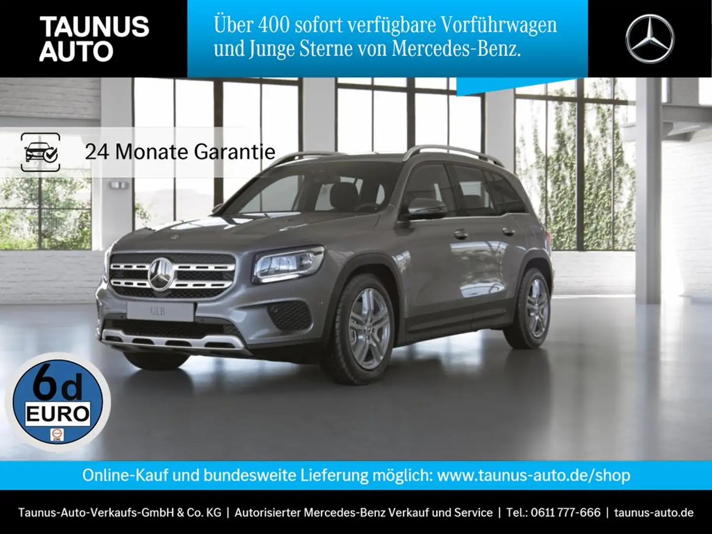 Mercedes-Benz GLB 220 d 4M STYLE MBUX AHK STANDH. KAMERA APPLE Gris - 1