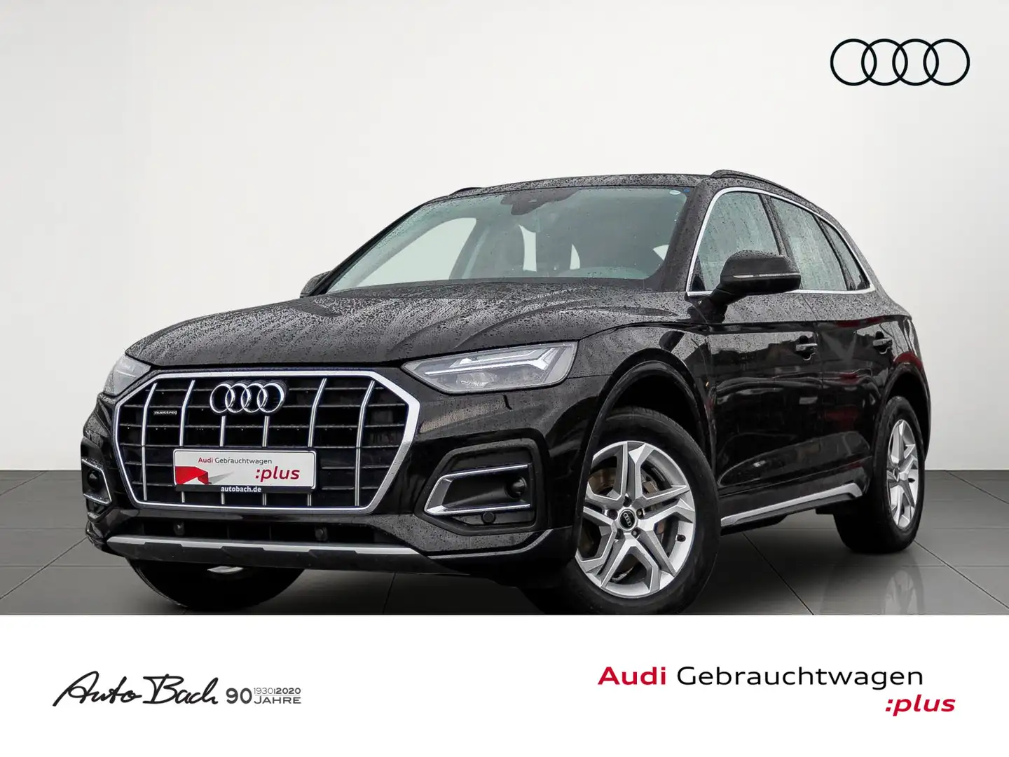 Audi Q5 Advanced 40TDI qu Stronic Navi LED GRA EPH AH Zwart - 1