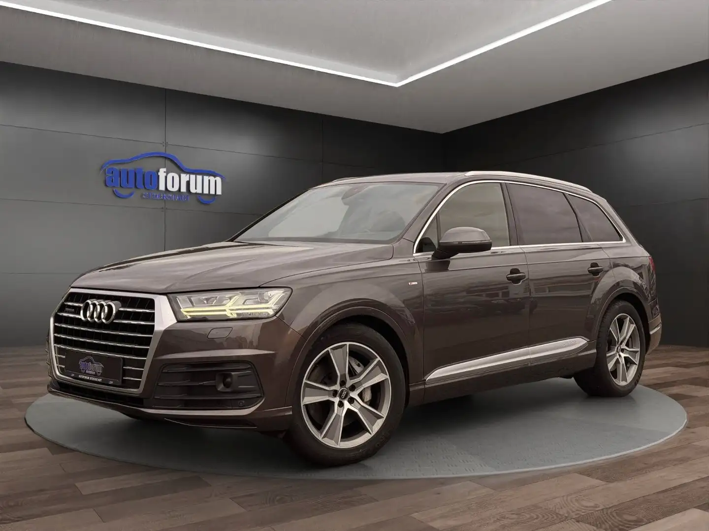 Audi Q7 3.0 TDI qu 7-SITZER°S-LINE°ACC°NACHTSICHT°HUD Bruin - 1