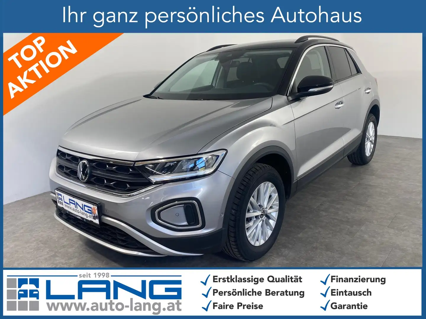 Volkswagen T-Roc 2.0 TDI DSG Life LED*ACC*NAVI 110 kW (150 PS), ... Schwarz - 1