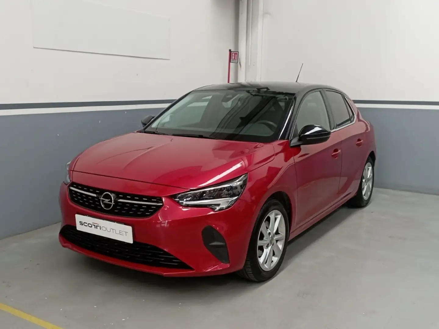 Opel Corsa 5 Porte 1.2  Elegance Rouge - 1