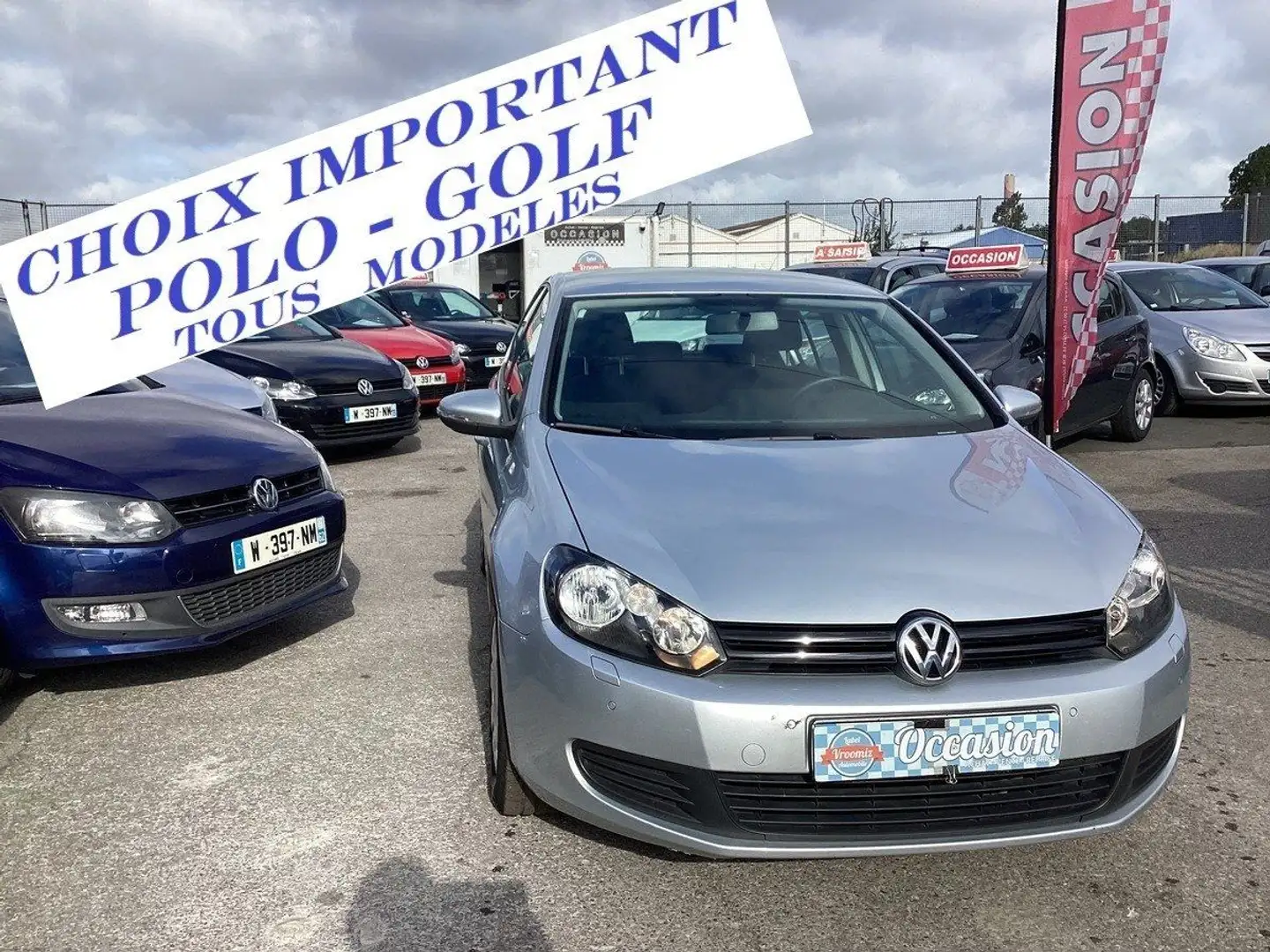 Volkswagen Golf VI 1.4 Trendline Argent - 1