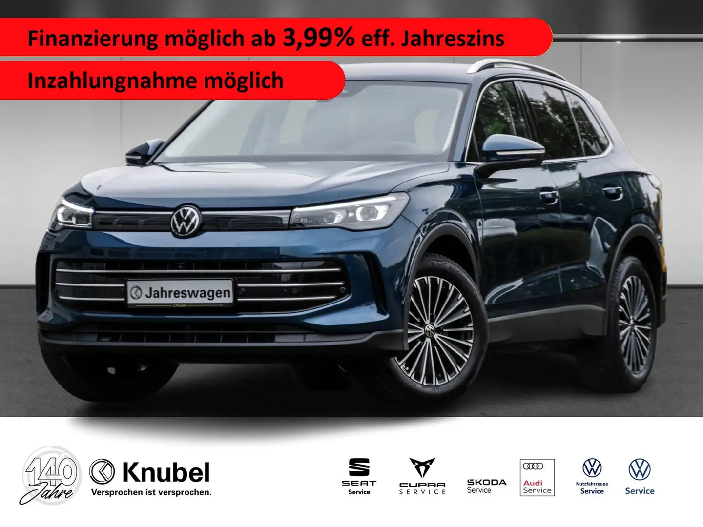 Volkswagen Tiguan Elegance 2.0 TDI DSG IQ.LIGHT/AHK/AreaView Blau - 1
