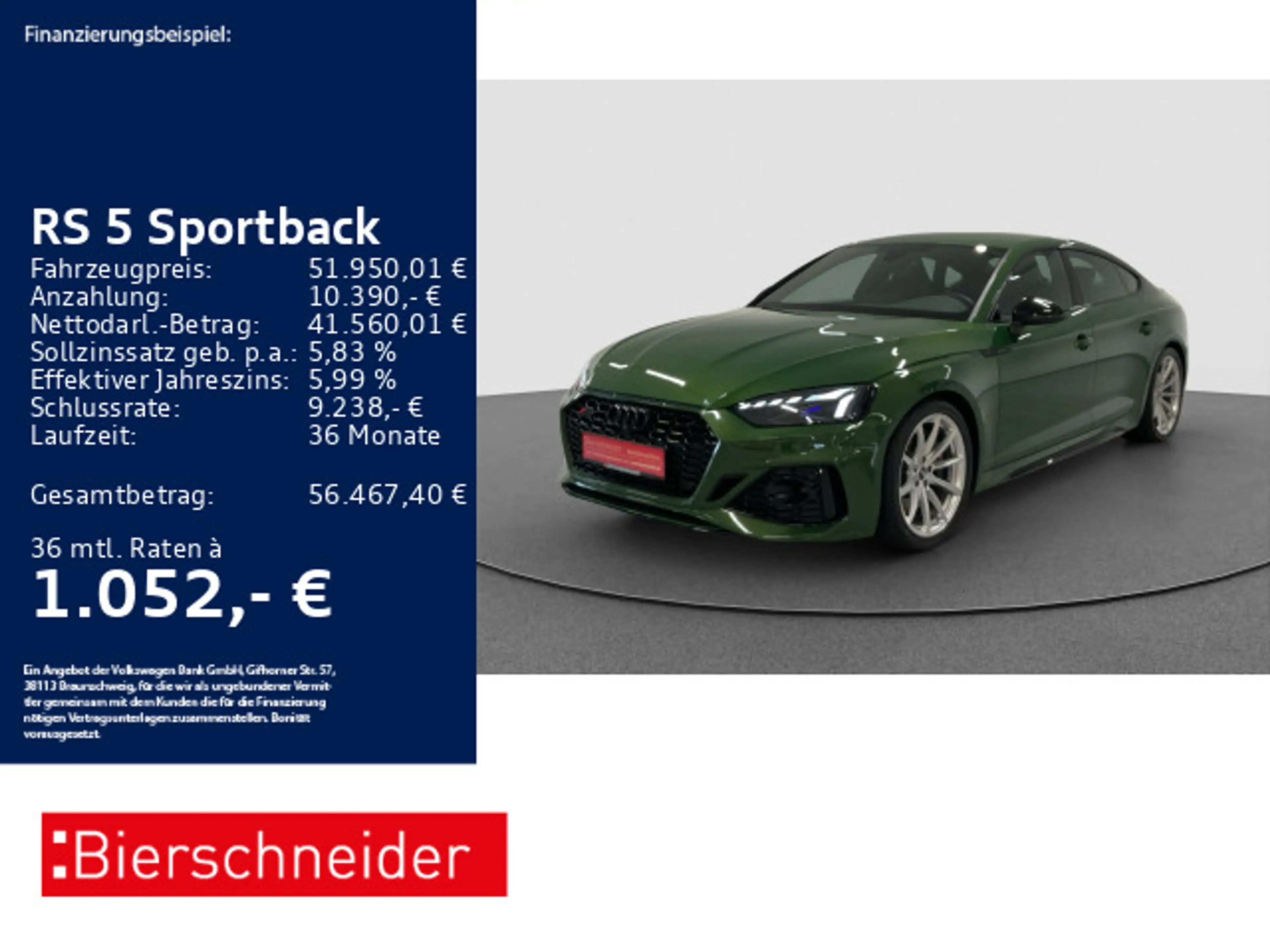Audi RS5 LASER V/MAX 280 WABE