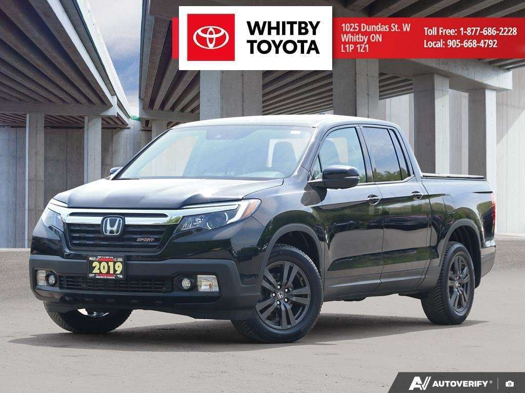 2019 Honda Ridgeline Sport AWD 3.5L / One Owner / Moonroof
