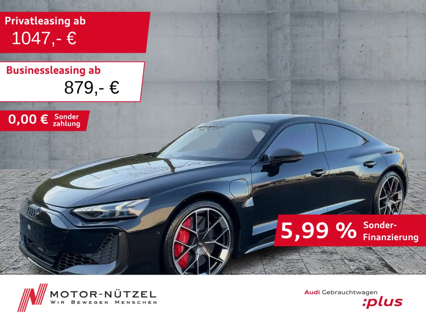 Audi RS e-tron GT QU MATRIX+NAVI+HuD+B&O+AIR+21"LM Negro - 1