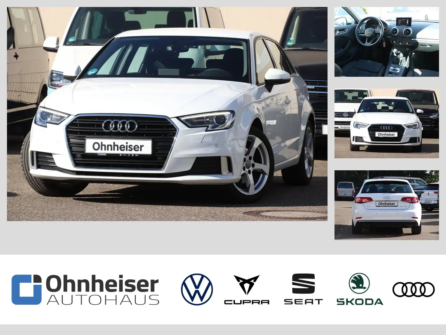Audi A3 Sportback 1.5 TFSI sport S-Line SHZ*Xenon*1.Hd* Weiß - 1